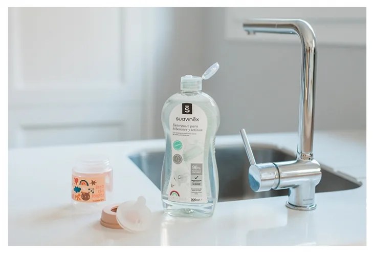 Suavinex Liquide Nettoyant pour Biberons et Tétines 500 ml