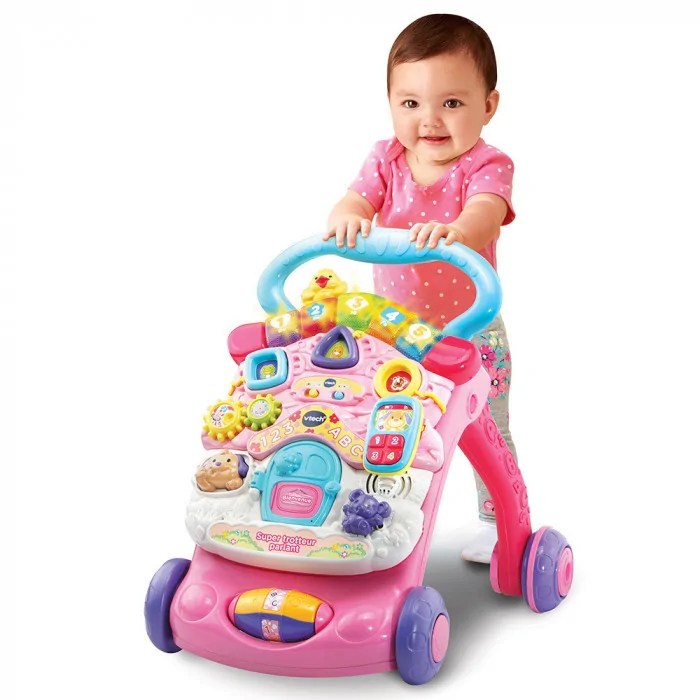 Super trotteur parlant 2 en 1 Rose de Vtech