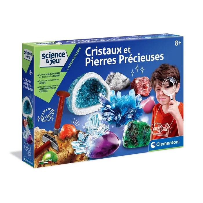 Laboratoire de Cristaux : Expériences Scientifiques – Clementoni