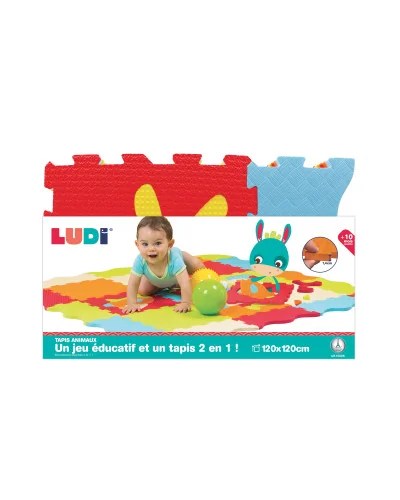 Tapis Mousse animaux – LUDI