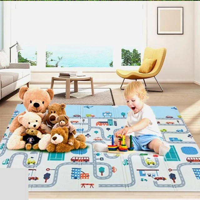 Tapis mousse antichoc pliable bébé 200 X 180 cm