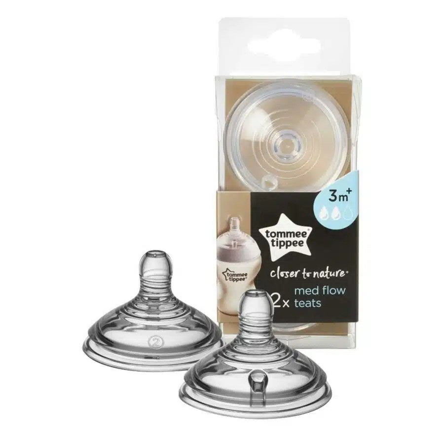 Pack de 2 Tétines Débit moyen – Tommee Tippee