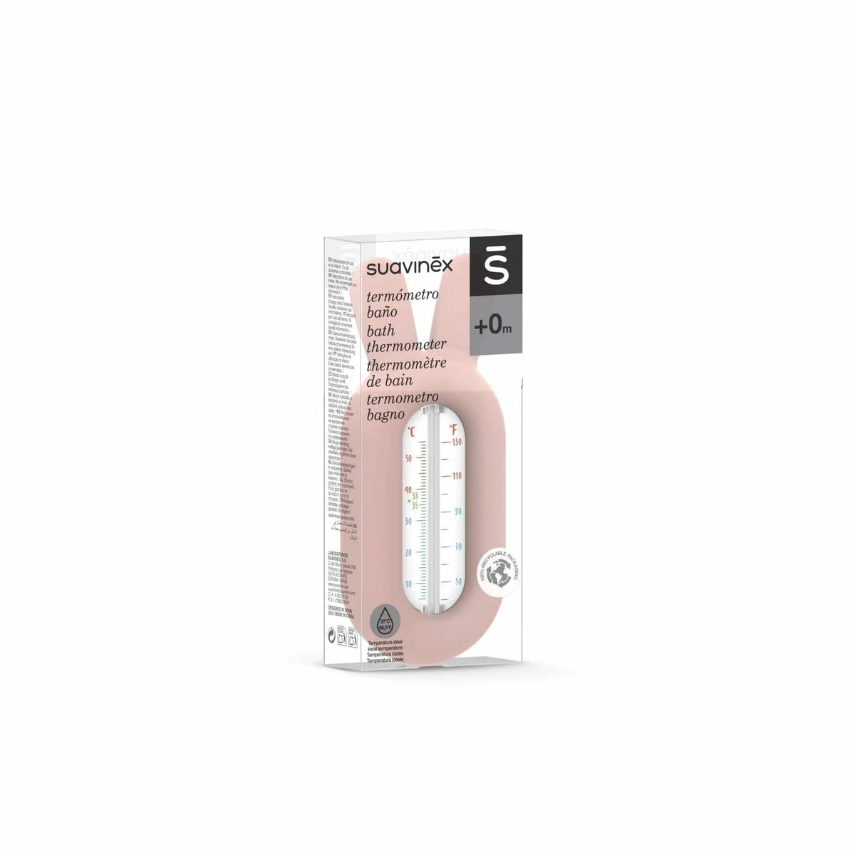 Suavinex Thermomètre de bain – Rose