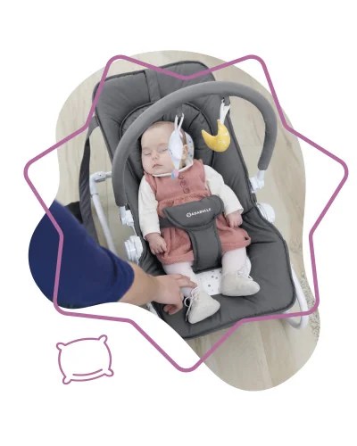 Badabulle Transat pour Bébé Easy Moonlight