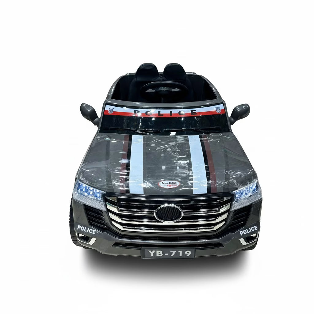 Voiture Électrique TOYOTA Police Grande Taille 12V – Gris