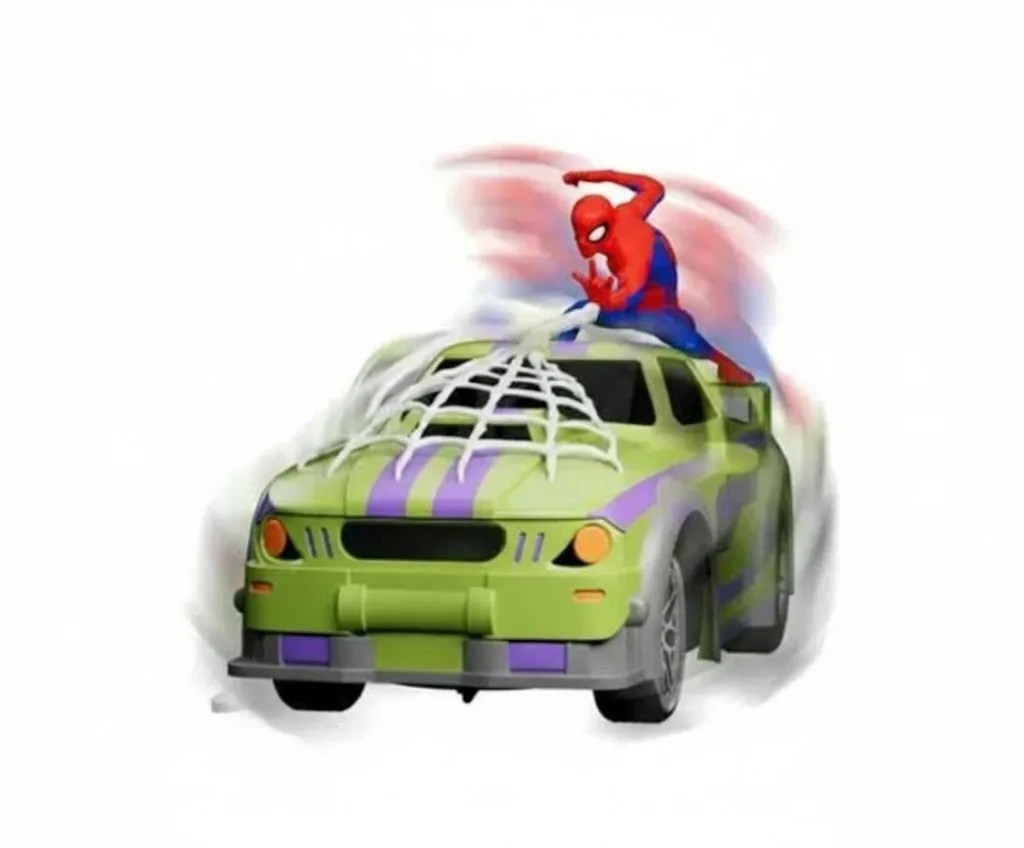 Voiture Spider-Man RC Tremblante – Télécommandé