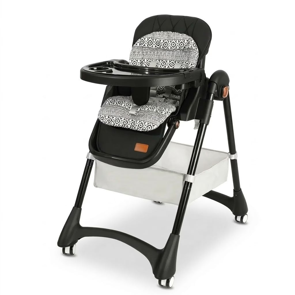 Chaise Haute Bébé Kidilo KD3-3 – Noir