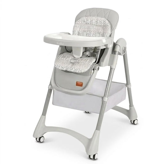 Chaise Haute Bébé Kidilo KD3-3 – Gris
