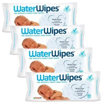 lingettes bebe 4×60 unite – Waterwipes