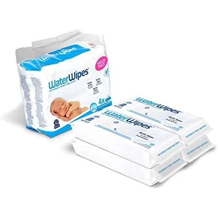Lingettes WaterWipes Classiques Value Pack 4×60