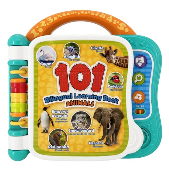 Winfun Livre d’apprentissage bilingue « 101 Animaux » 18m+