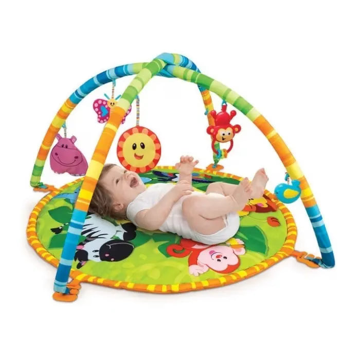 Winfun Tapis d’éveil Trapèze Jungle 0 mois+