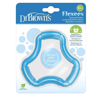 Dr. Brown’s Anneau de dentition Flexees 3M+ – Bleu