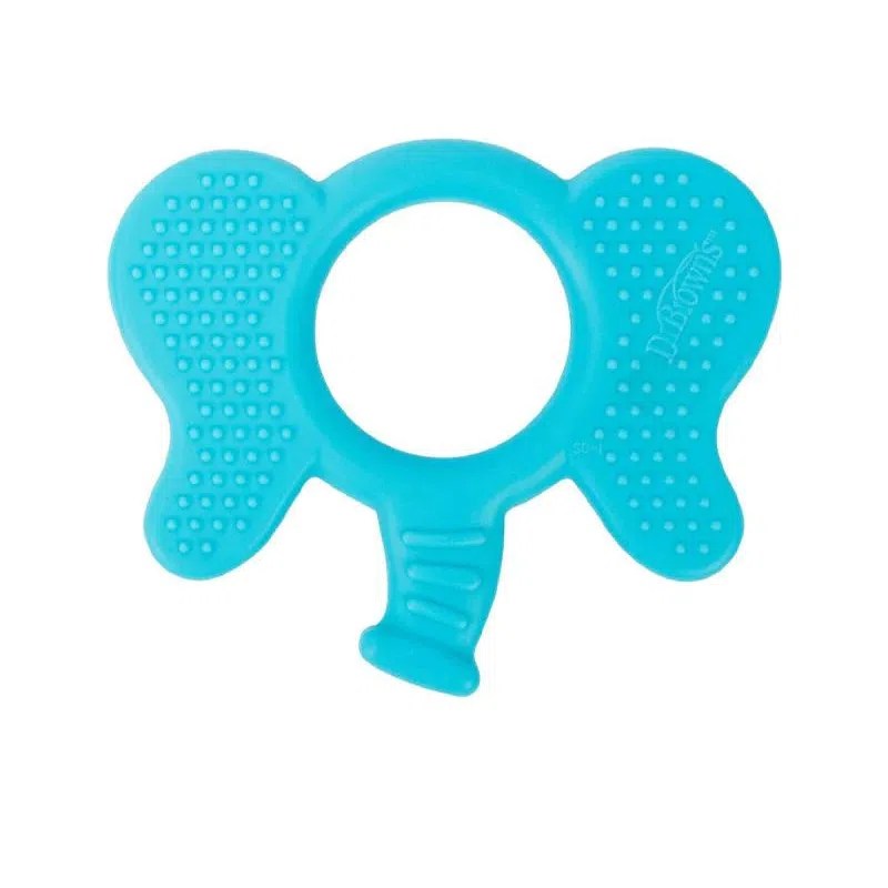 Dr. Brown’s Anneau de dentition Flexees Friends Elephant 3M+ – Blue