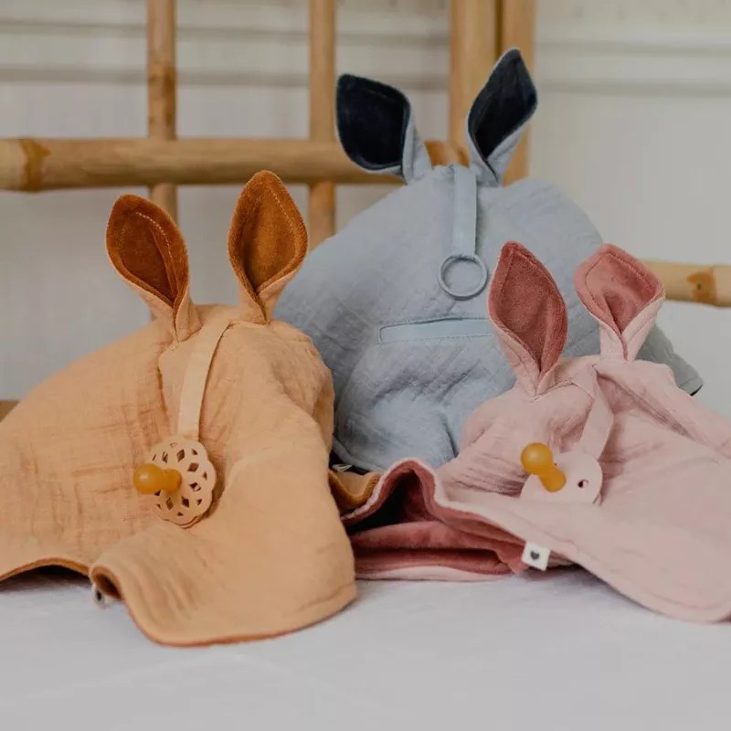 Doudou BIBS Cuddle Cloth Kangaroo – Blush