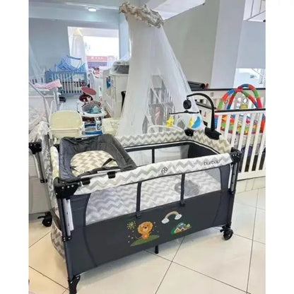 Lit bébé Cododo Parc 3 en 1 – Burbay