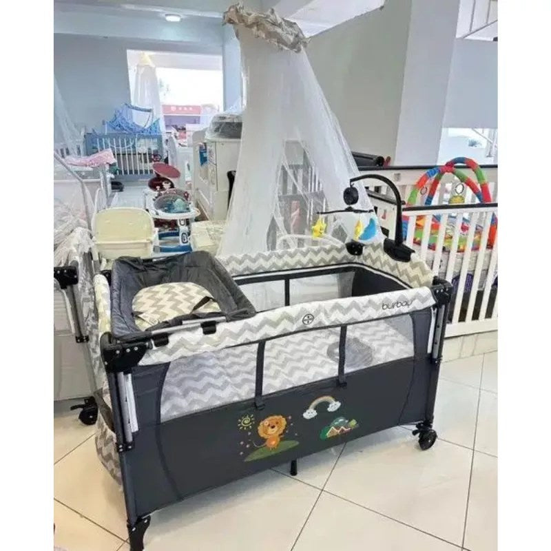 Lit bébé Cododo Parc 3 en 1 – Burbay