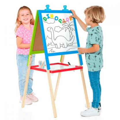 Tableau Creatif en bois 2 en 1 – 46 pcs – molto