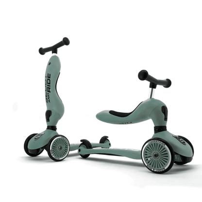 Scoot And Ride Trottinette 2en1 Highwaykick 1 – Forest