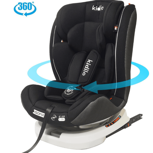 Siège auto Pivotant de la naissance jusqu’à 12ans Isofix – Noir