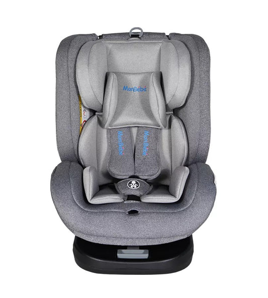 SIÉGE AUTO PIVOTANT 360° ISOFIX GRIS – MON BEBE